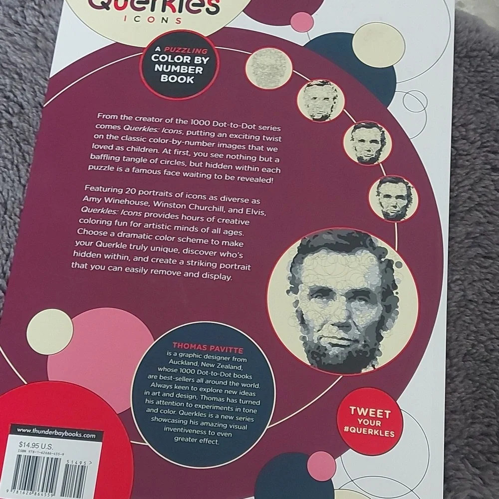 Querklies Icons Color-by-Number Book - Multicolor - Picture 11 of 13